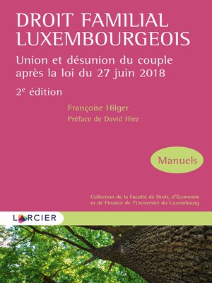 cover image of Droit familial luxembourgeois
